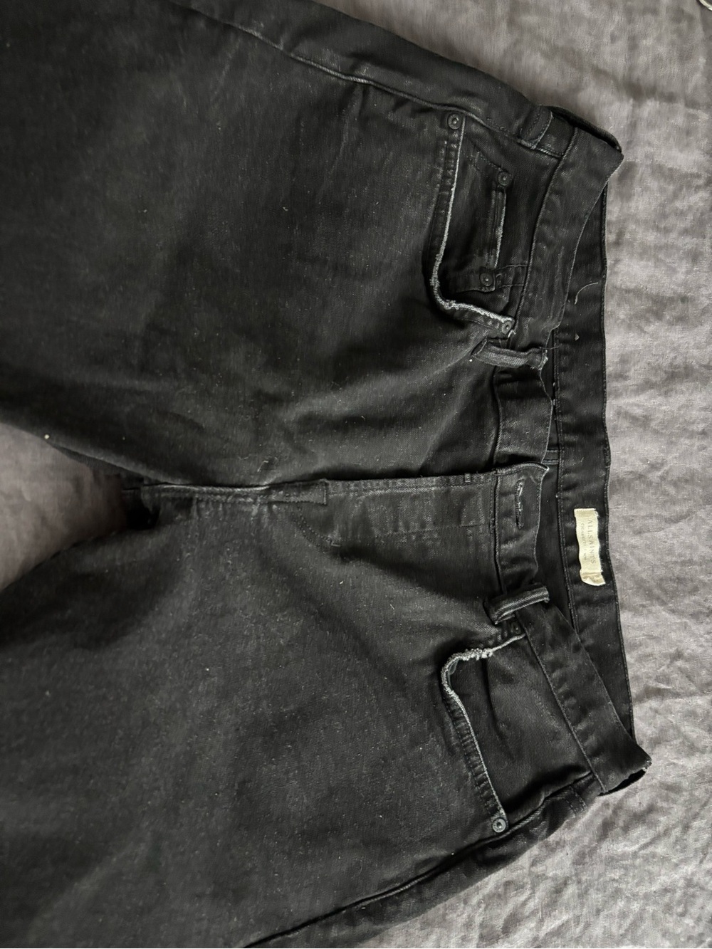 All Saints men’s black denim jeans size 36